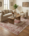 Patio Heritage Collection Area Rug -  Lafayette (Rust Red) Rectangle Rust Red  lifestyle 16