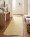 Urban Oasis Rugs Collection Area Rug -  Terrace (Yellow Ivory) Runner Yellow Ivory  lifestyle 17