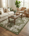 Urban Oasis Rugs Collection Area Rug -  Penthouse (Green) Rectangle Green  lifestyle 16
