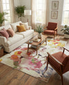 Venetian Elegance Collection Area Rug -  Marghera Rectangle Ivory  lifestyle 19