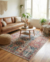 Savannah Elegance Collection Area Rug -  Azalea Rectangle Pink  lifestyle 43