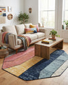Marrakech Mosaic Collection Area Rug -  Agadir Octagon Multi  lifestyle 49