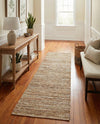 Urban Shimmer Jute Collection Area Rug - Metropolis Runner Natural  lifestyle 47