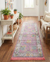 Arcadia Rugs Collection Area Rug - Eden (Pink) Runner Pink  lifestyle 58