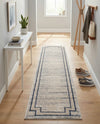 Serenity Sands Collection Area Rug -  Hushhaven Runner Gray  lifestyle 71