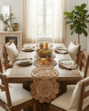 Woven Seaside Jute Collection Area Rug - Whittaker Table Runner Natural  lifestyle 30