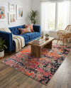 Colorburst Oasis Collection Area Rug -  Prism Rectangle Multi  lifestyle 7