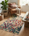 Outdoor Marrakesh Collection Area Rug -  Oujda Rectangle Multi  lifestyle 19