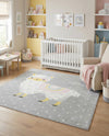 Wonder Tykes Collection Area Rug -  Marvel Rectangle Gray  lifestyle 7