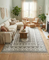 Sahara Chic Collection Area Rug -  Tangier Rectangle Gray  lifestyle 42