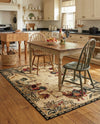 Rural Charm Collection Area Rug - Meadowbrook Rectangle Cream  lifestyle 26