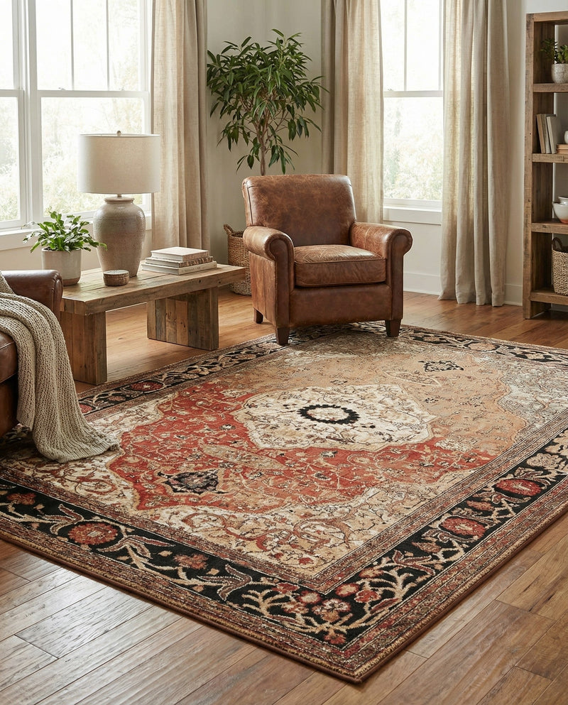 Patio Heritage Collection Area Rug -  Gazebo Rectangle Multi  lifestyle 17