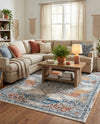 Mykonos Manor Collection Area Rug -  Tinos (Multi) Rectangle Multi  lifestyle 13