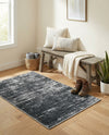 Sahara Essence Collection Area Rug - Oasis (Black) Rectangle Black  lifestyle 3