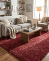Alpine Plush Collection Area Rug -  Cortina (Poppy) Square Poppy  lifestyle 37
