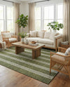 Urban Oasis Rugs Collection Area Rug -  District (Green) Square Green  lifestyle 61