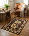 Tabriz Tapestries Collection Area Rug - Azerbaijan (Brown) Rectangle Brown  lifestyle 12