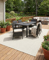 Seaside Serenity Collection Area Rug - Marina Rectangle Ivory  lifestyle 30