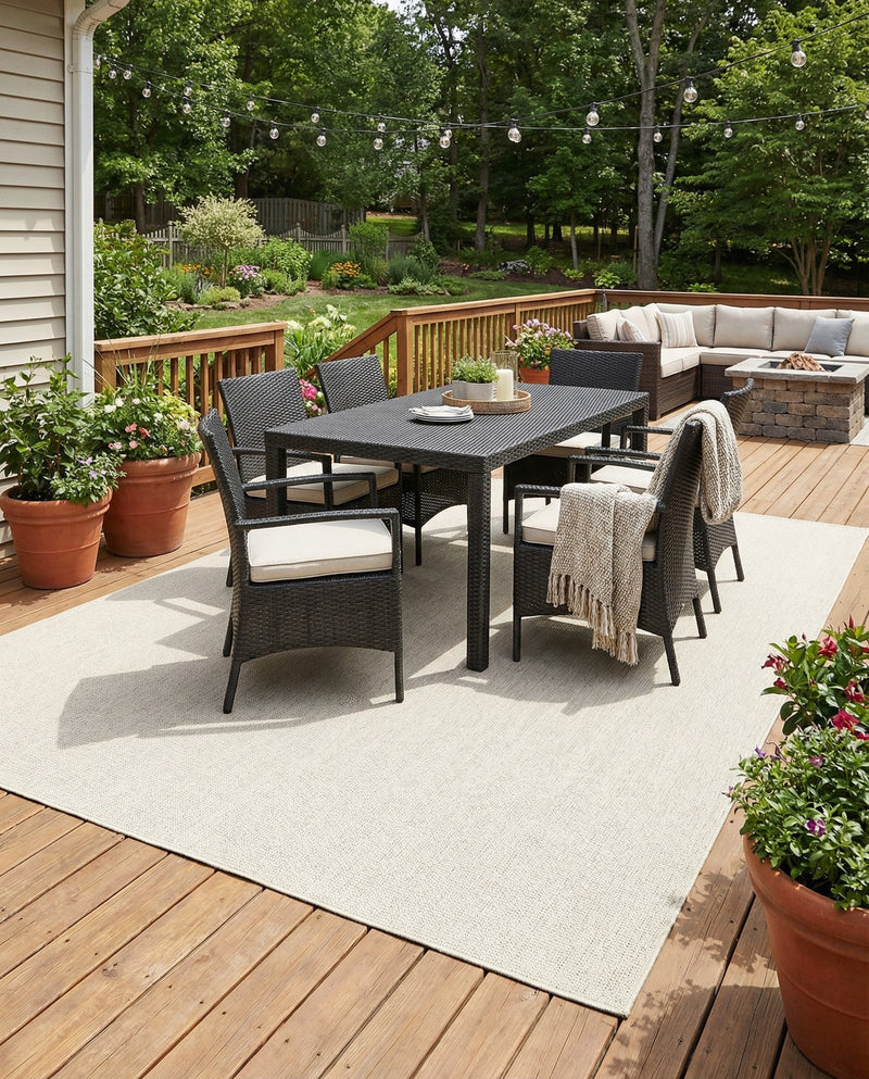 Seaside Serenity Collection Area Rug - Marina Rectangle Ivory  lifestyle 30