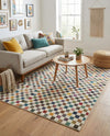 Chromatic Oasis Collection Area Rug -  Flora Rectangle Multi  lifestyle 8
