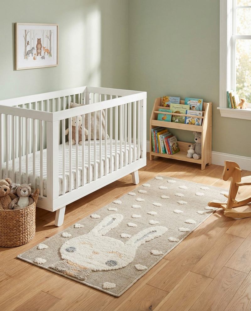 Wonder Tykes Collection Area Rug -  Blisswood Runner Peach Blossom  lifestyle 49