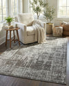 Copenhagen Comfort Collection Area Rug -  Helsingør Rectangle Dark Gray  lifestyle 36