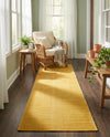 Soho Elegance Collection Area Rug - Chelsea (Gold) Runner Gold  lifestyle 41