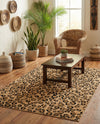 Savannah Sojourn Collection Area Rug -  Mara Rectangle Light Brown  lifestyle 10