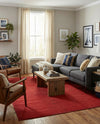 Soho Elegance Collection Area Rug - Chelsea (Burgundy) Rectangle Burgundy  lifestyle 9