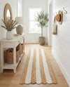 Serenity Braided Jute Collection Area Rug - Luna Runner Natural and Ivory  lifestyle 28