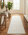 Garden Lattice Charm Collection Area Rug -  Pergola (Ivory) Runner Ivory  lifestyle 41