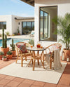 Jill Zarin Sedona Oasis Outdoor Collection Area Rug - Coconino (Pebble Stones) Square Pebble Stones  lifestyle 38