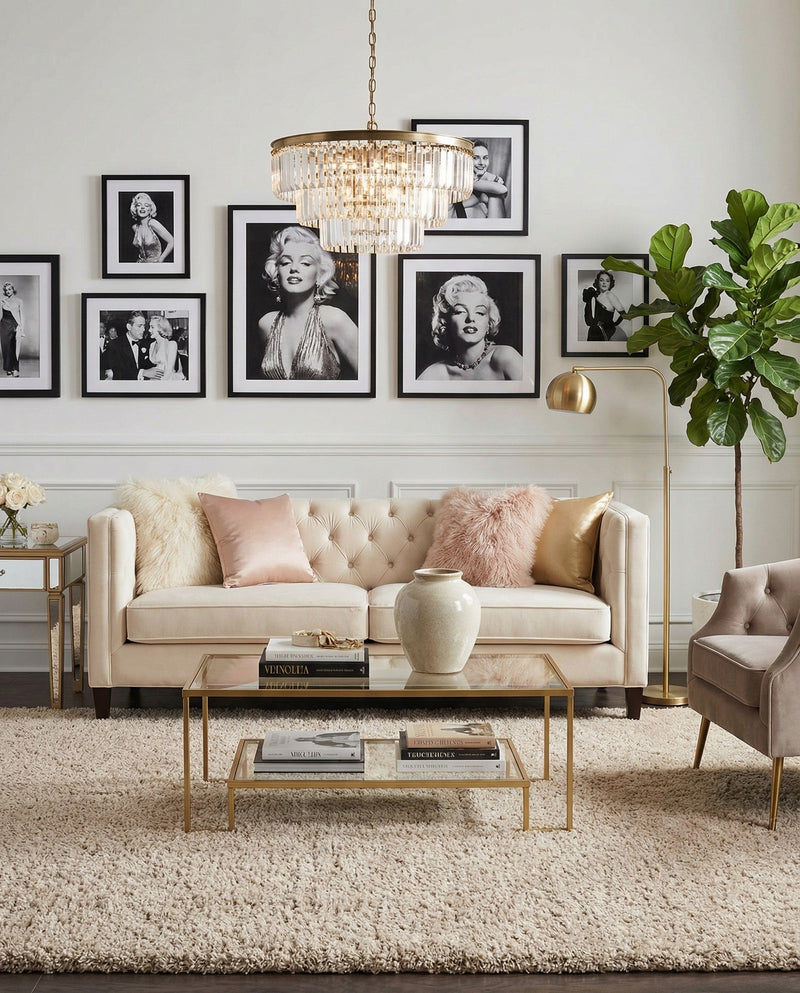 Majestic Manor Collection Area Rug - Versailles (Blonde) Rectangle Blonde  lifestyle 8