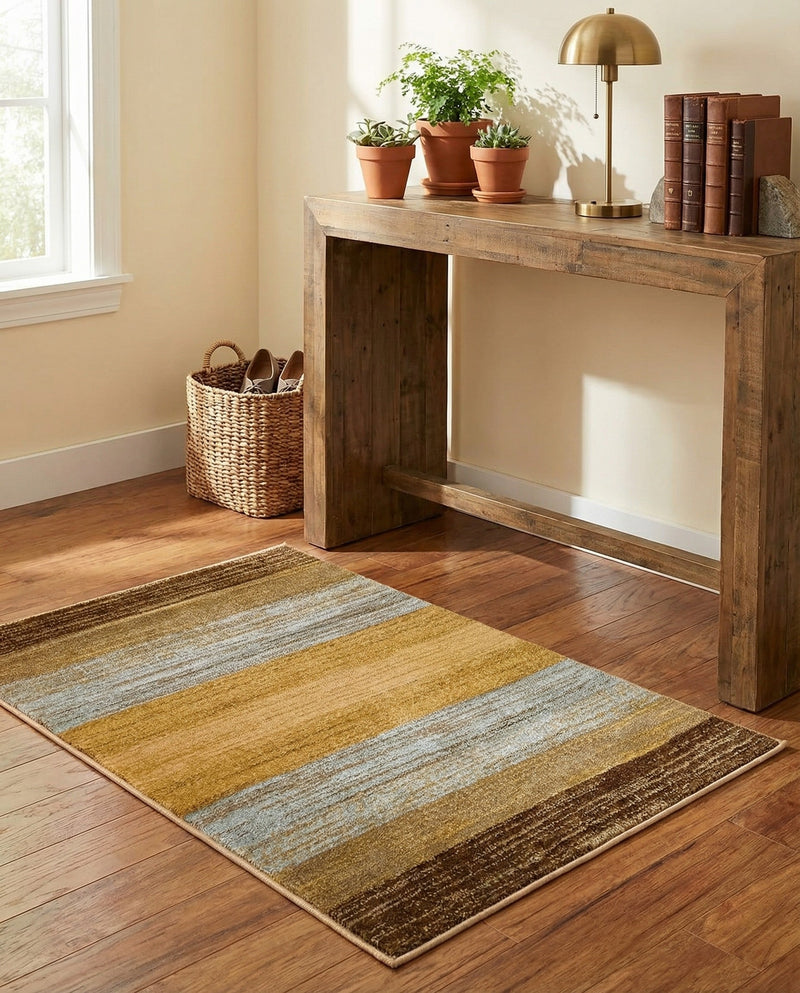 Zagros Oasis Collection Area Rug -  Mehran Rectangle Multi  lifestyle 3
