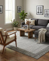 Studio Haven Collection Area Rug -  Conservatory (Light Gray) Rectangle Light Gray  lifestyle 5