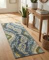 Urban Terrace Collection Area Rug -  Vista Runner Blue  lifestyle 40