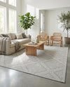Savannah Pergola Collection Area Rug -  Eden Rectangle Light Gray  lifestyle 43