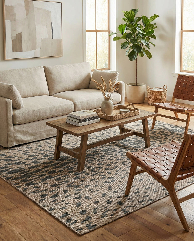 Savannah Escape Collection Area Rug - Serengeti Rectangle Natural  lifestyle 41