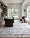 Heritage Elegance Collection Area Rug -  Edinburgh Rectangle Gray  lifestyle 44