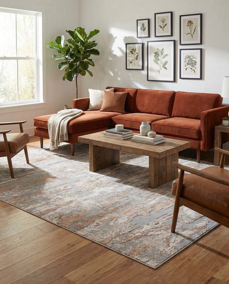 Aegean Elegance Collection Area Rug - Mesa Rectangle Beige  lifestyle 33