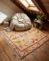 Bazaar Chic Collection Area Rug -  Tetouan Square Beige  lifestyle 48