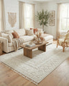 Sahara Chic Collection Area Rug -  Tangier Rectangle Ivory  lifestyle 40
