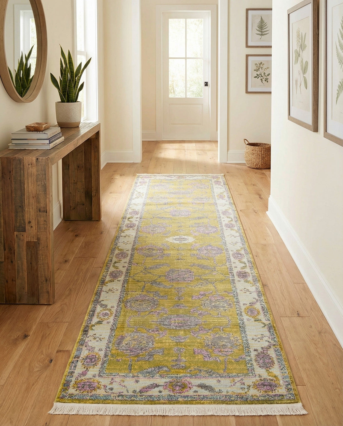 Arcadia Rugs Collection Area Rug - Eden (Green) Runner Green  lifestyle 54
