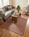 Savannah Pergola Collection Area Rug -  Pavilion (Rust Red) Rectangle Rust Red  lifestyle 6