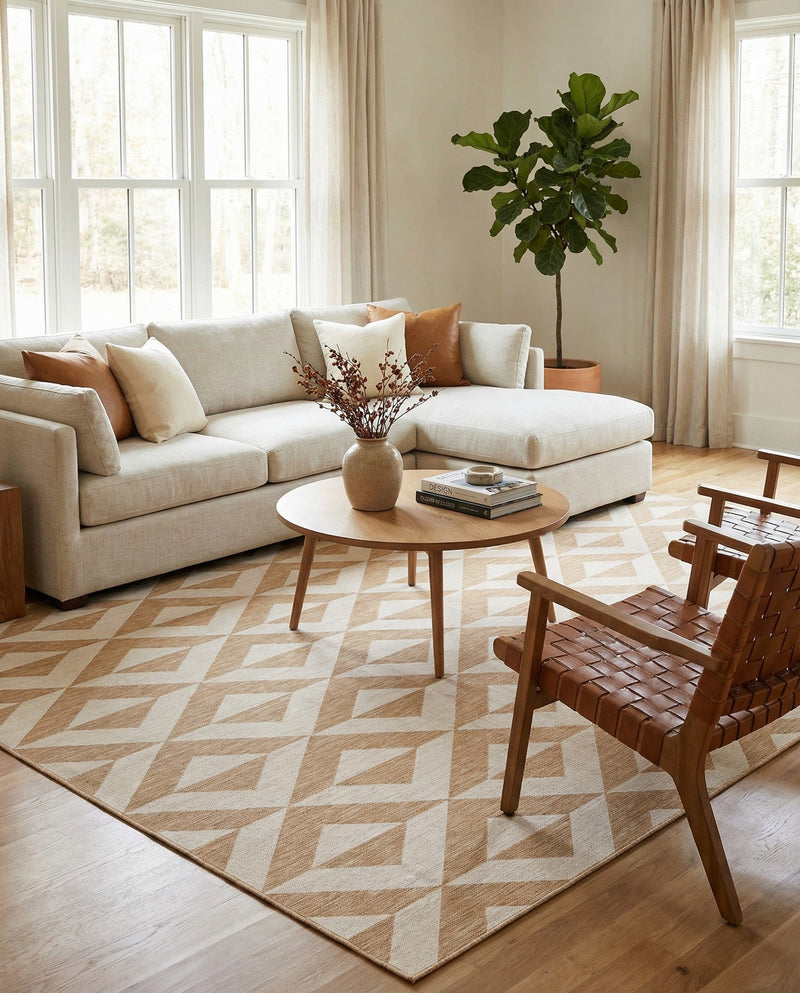 Urban Oasis Rugs Collection Area Rug -  Highrise (Beige) Rectangle Beige  lifestyle 9