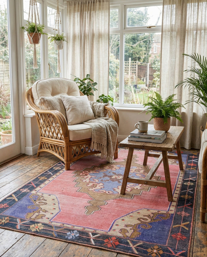 Heritage Elegance Collection Area Rug -  Winterthur (Pink) Rectangle Pink  lifestyle 10