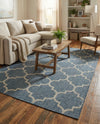 Savannah Pergola Collection Area Rug - Arbor (Navy Blue) Rectangle Navy Blue  lifestyle 19
