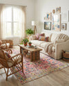 Sierra Collection Area Rug -  Shasta Rectangle Pink  lifestyle 24