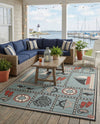 Seaside Haven Rugs Collection Area Rug -  Anchorage Rectangle Blue  lifestyle 8