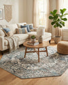 Georgetown Rugs Collection Area Rug - Dupont (Gray) Octagon Gray  lifestyle 47